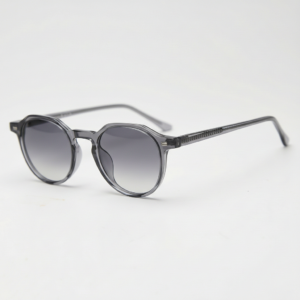 Cherry Grey Gradient Lens Sunglasses - Grey Geometric TR90 Frame