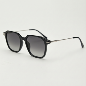 Elma Grey Gradient Lens Sunglasses - Black Rectangle TR90 Frame
