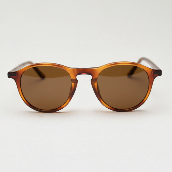 Moira Brown Tinted Lens Sunglasses - Tortoise Round TR90 Frame