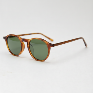 Moira Green Tinted Lens Sunglasses - Tortoise Round TR90 Frame