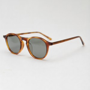 Moira Grey Tinted Lens Sunglasses - Tortoise Round TR90 Frame